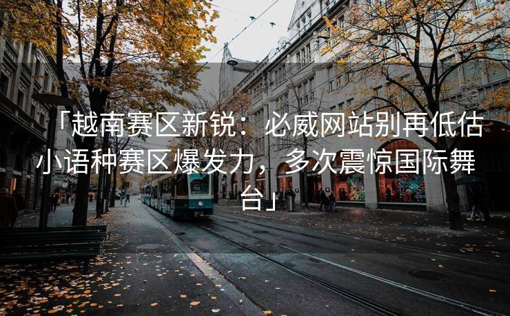 「越南赛区新锐：必威网站别再低估小语种赛区爆发力，多次震惊国际舞台」